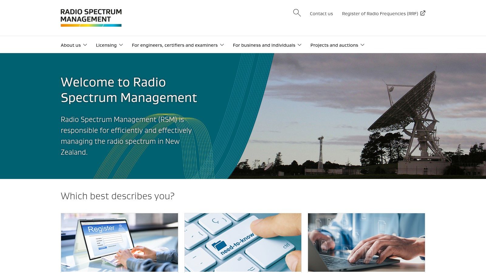 Radio Spectrum Management (RSM), New Zealand Government