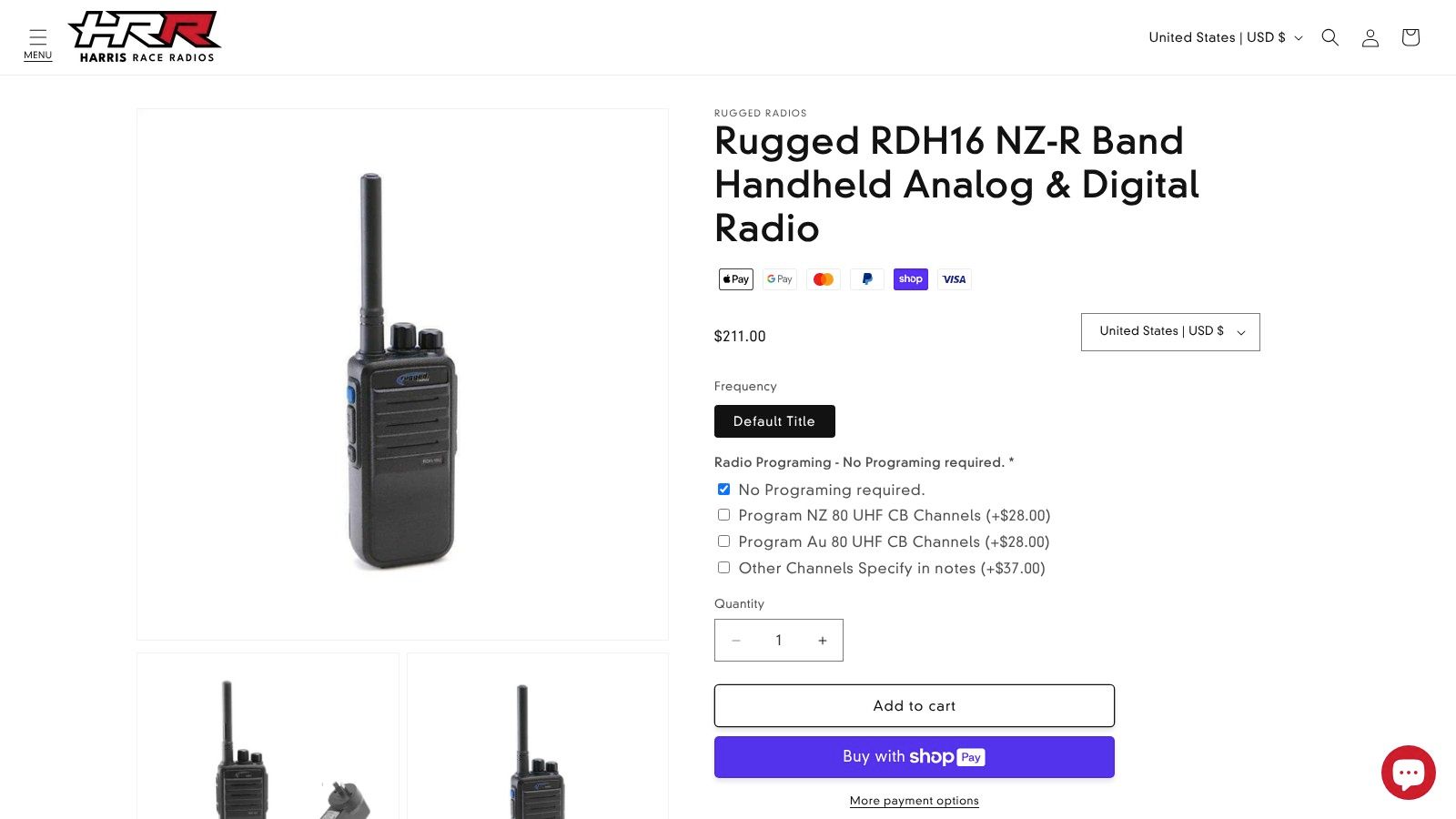 Harris Race Radios