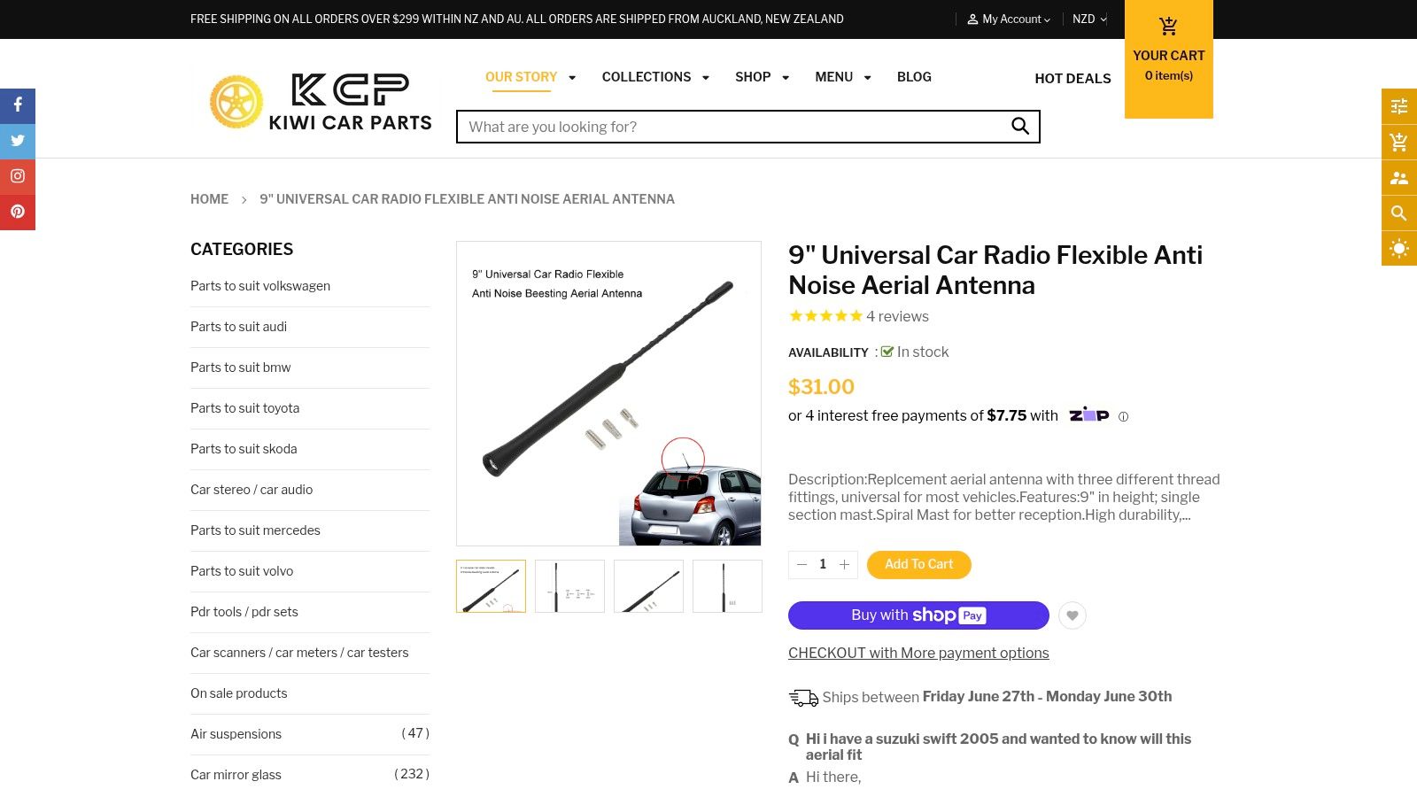 KIWI CAR PARTS