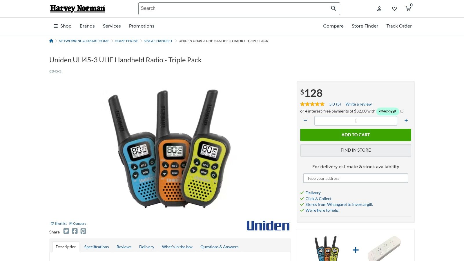 Harvey Norman New Zealand (Triple Pack)