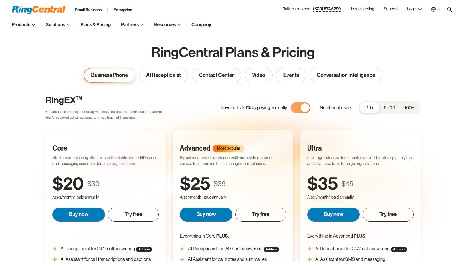 RingCentral (RingEX)