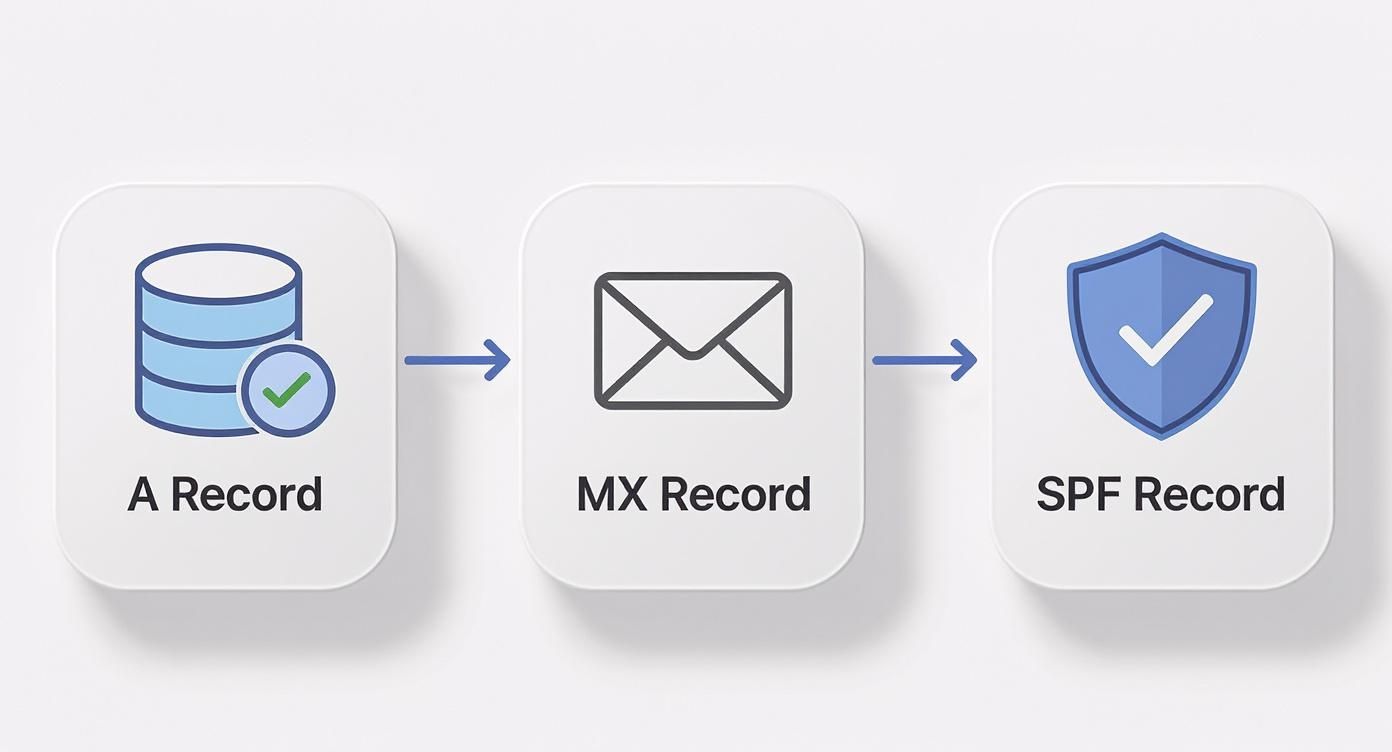 Infographic about setting up a email server