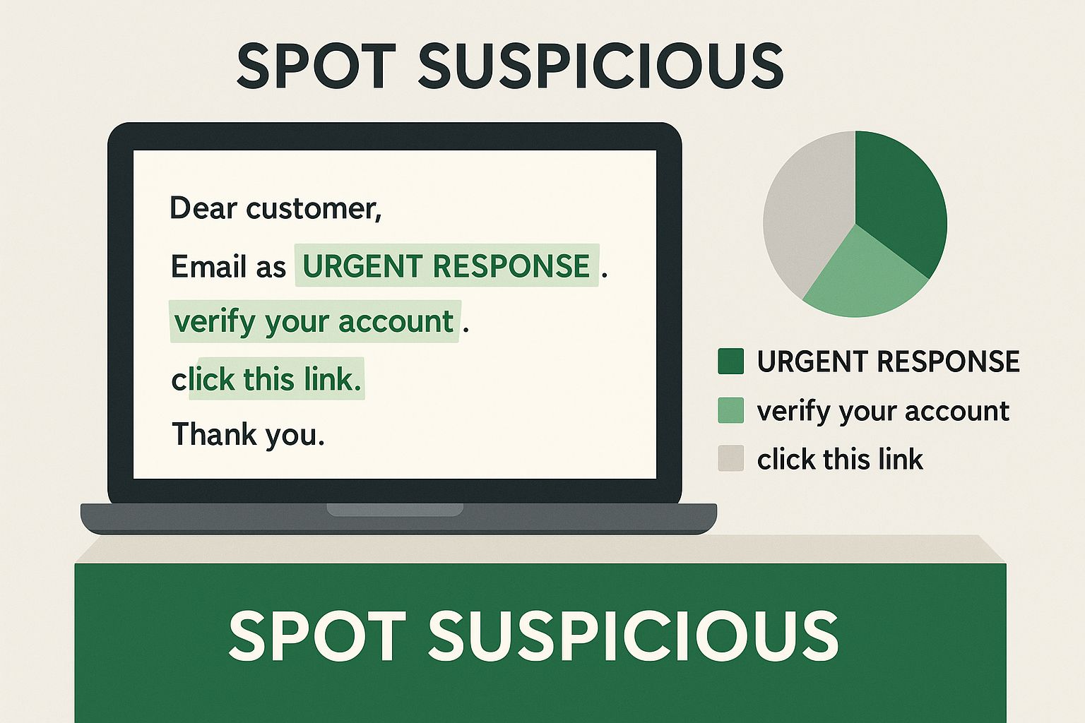 Infographic about how to avoid phishing emails