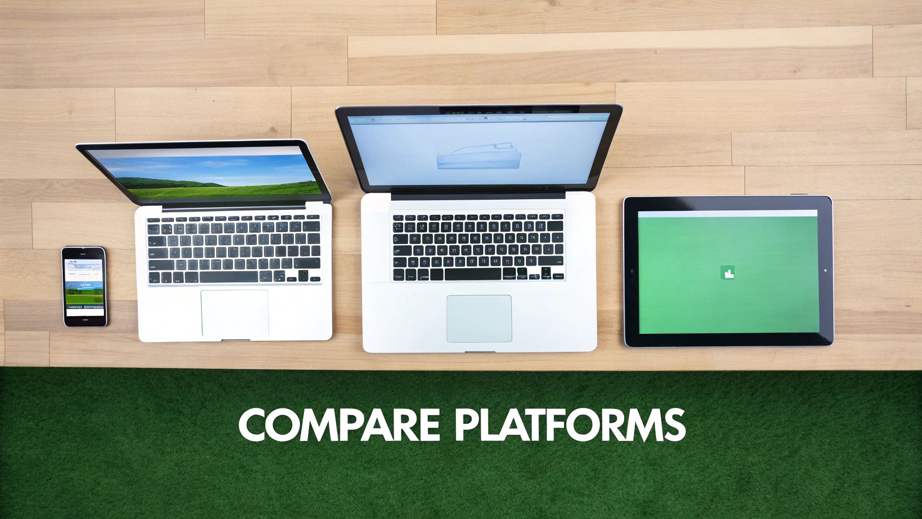 A comparison chart interface on a screen, symbolizing the analysis of different secure email platforms.