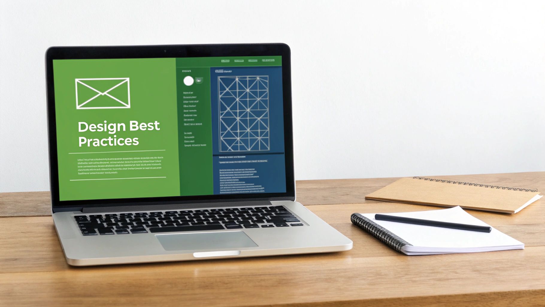 Design principles for dark mode email