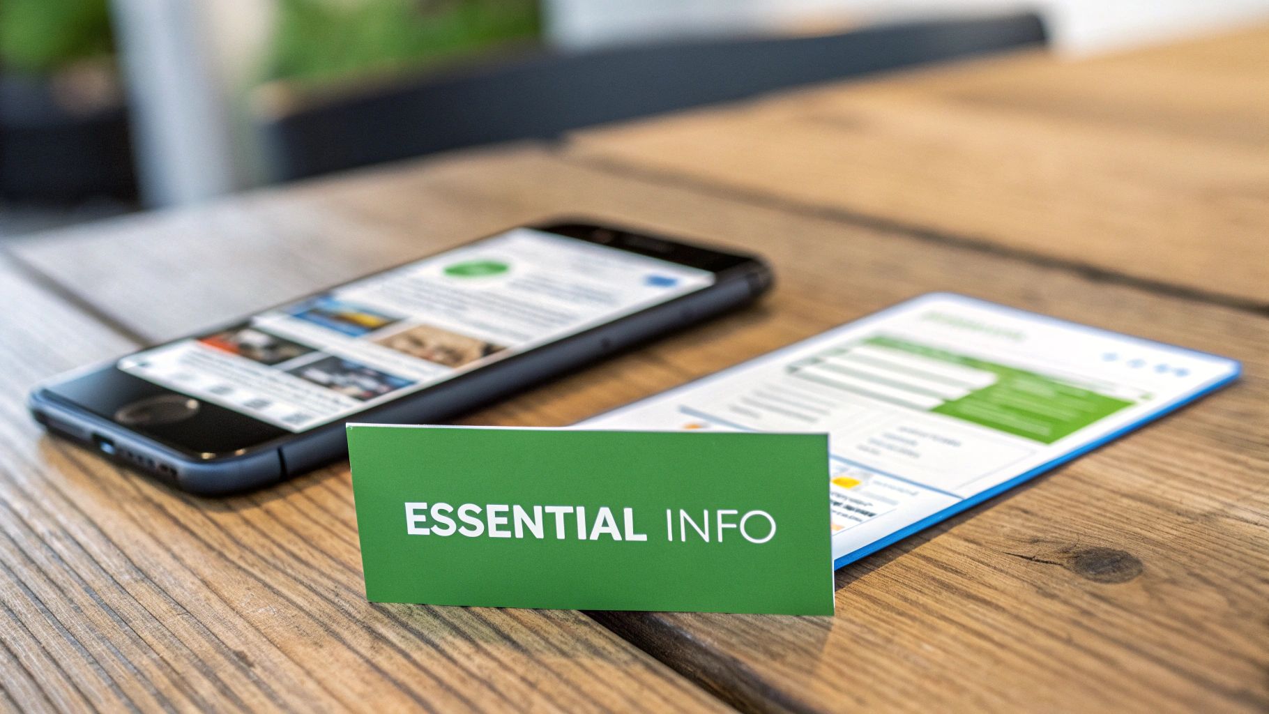 Include Only Essential Contact Information