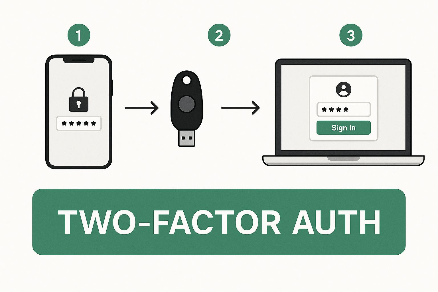 Infographic about how to protect email with password