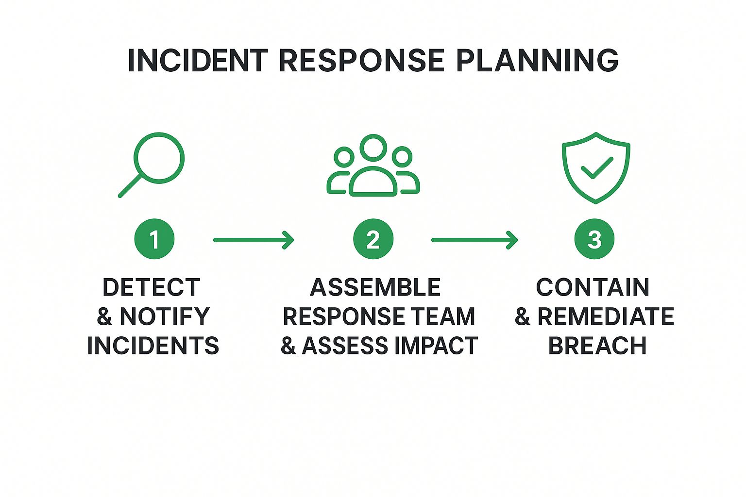Infographic showing key data about Incident Response Planning