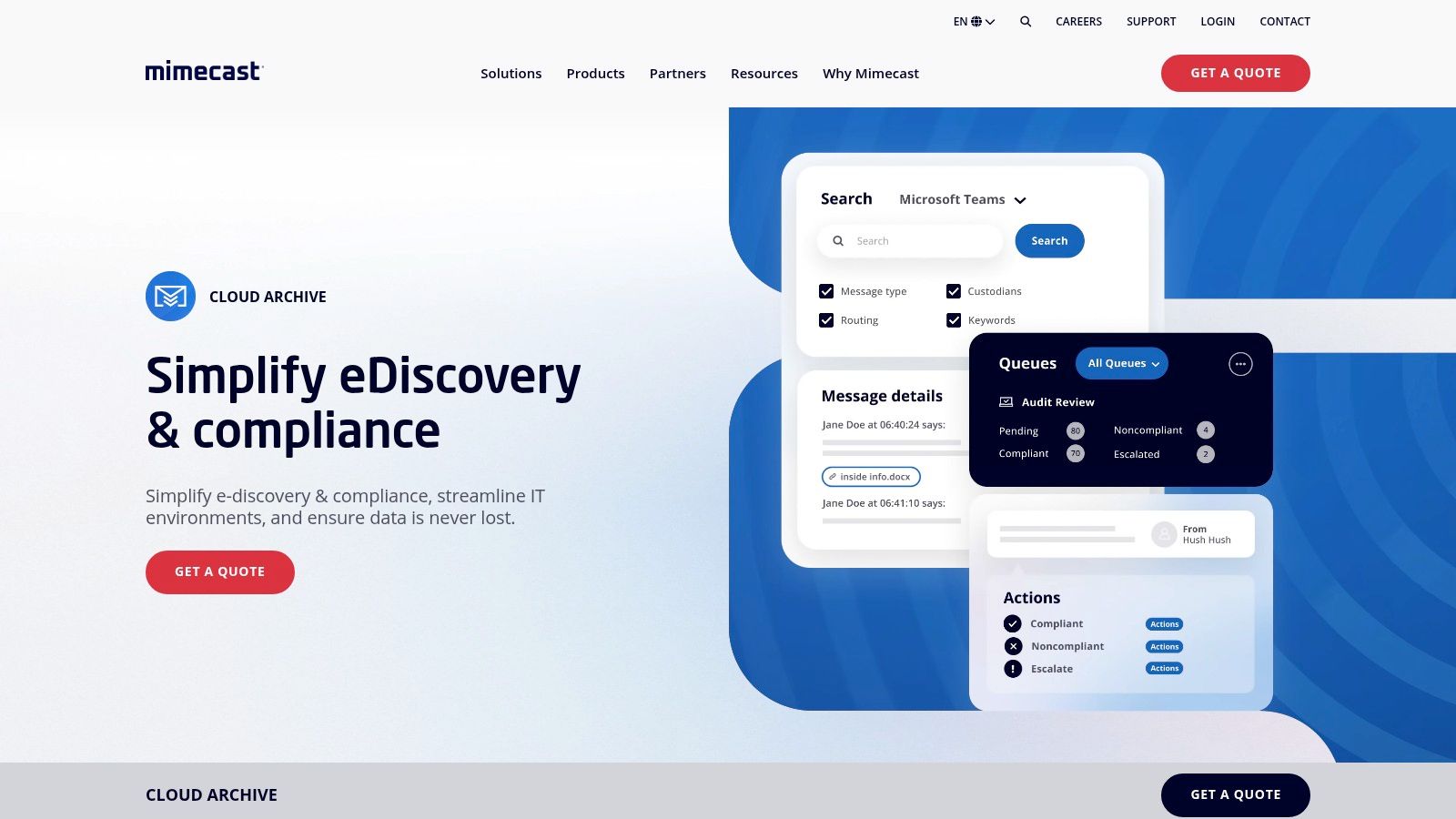 Mimecast Cloud Archive