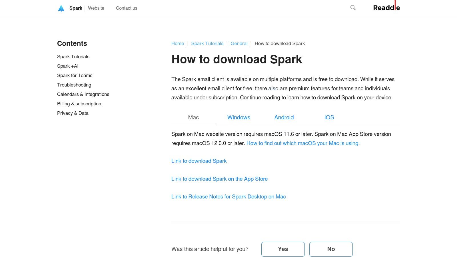 Spark Mail
