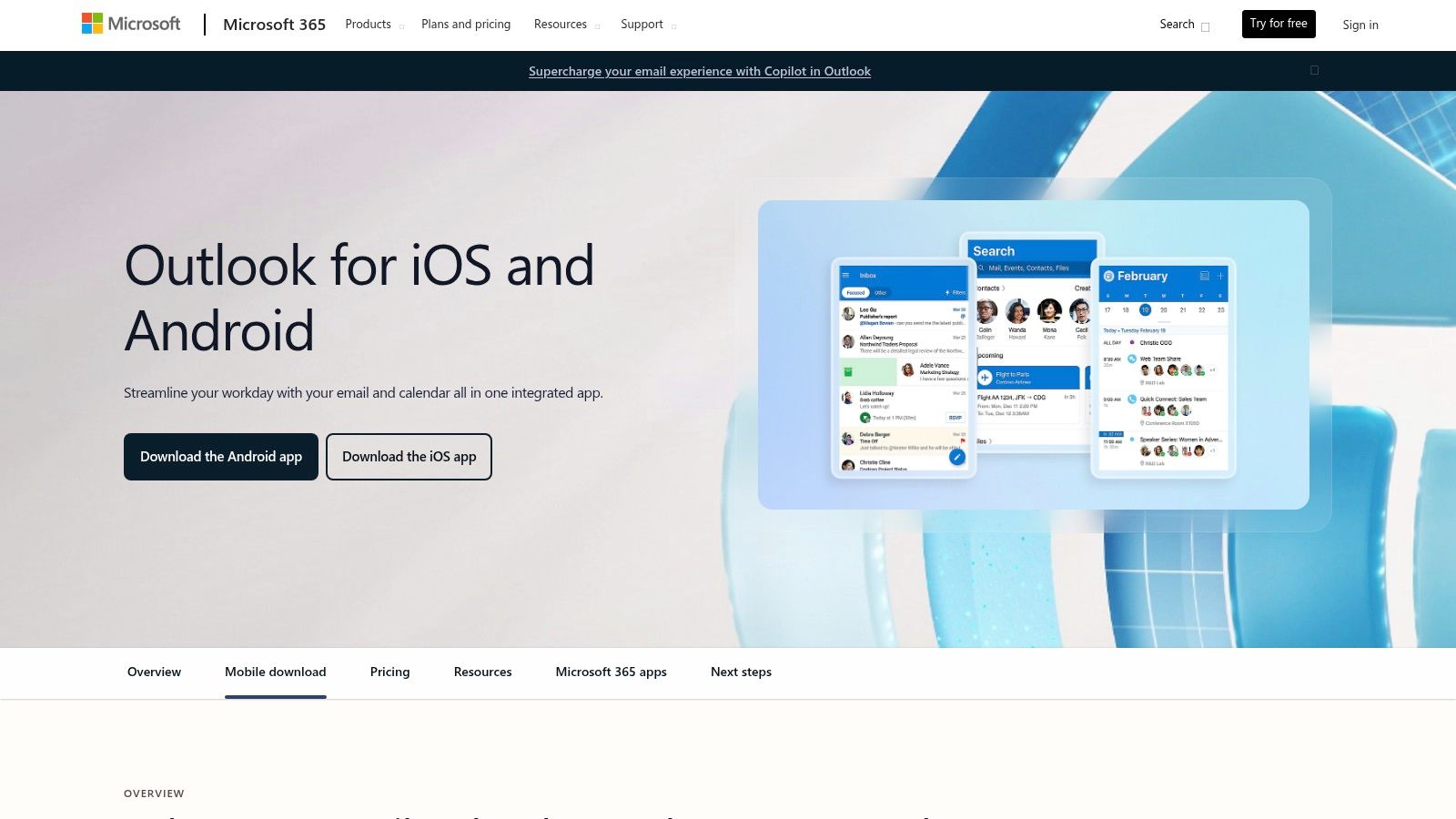 Microsoft Outlook Mobile