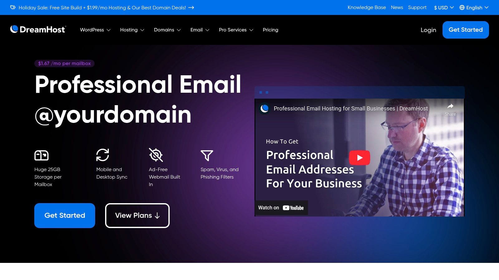 DreamHost Professional Email