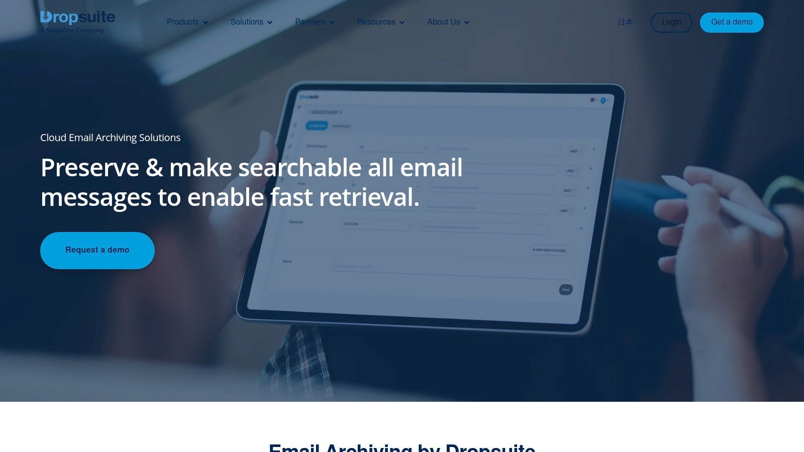 Dropsuite Email Archiving