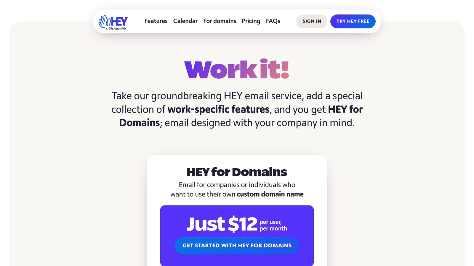 HEY by 37signals