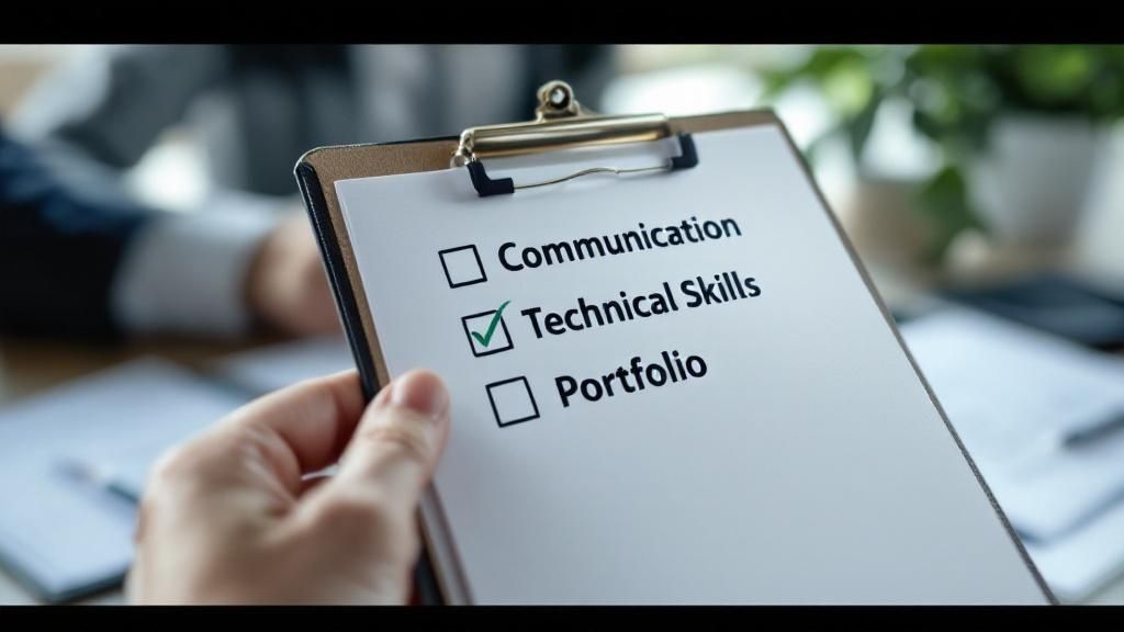 A developer's profile on a freelance platform like upwork, showing their skills and past projects.