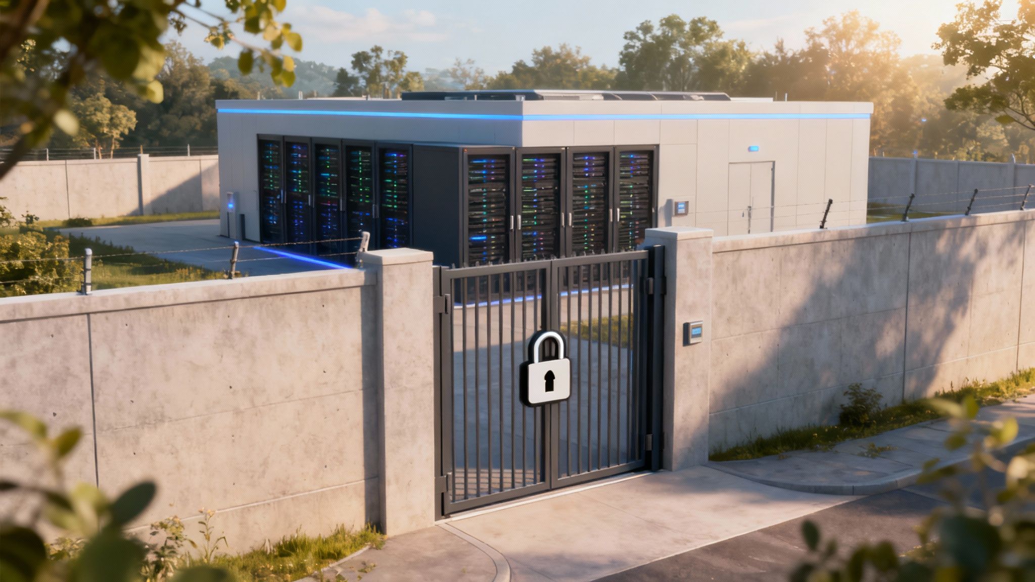 Diagram showing a single-tenant private cloud architecture