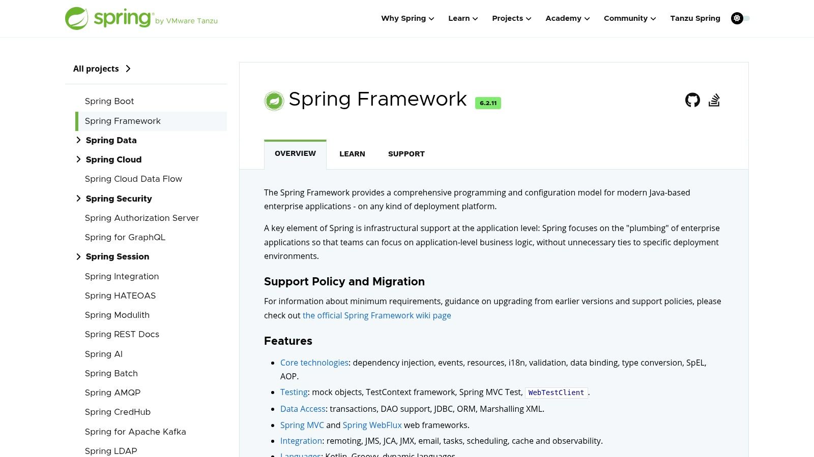 Spring Framework