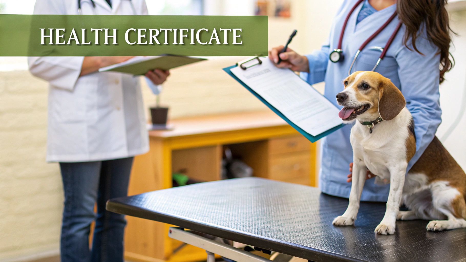 Schedule a Pre-Flight Veterinary Examination