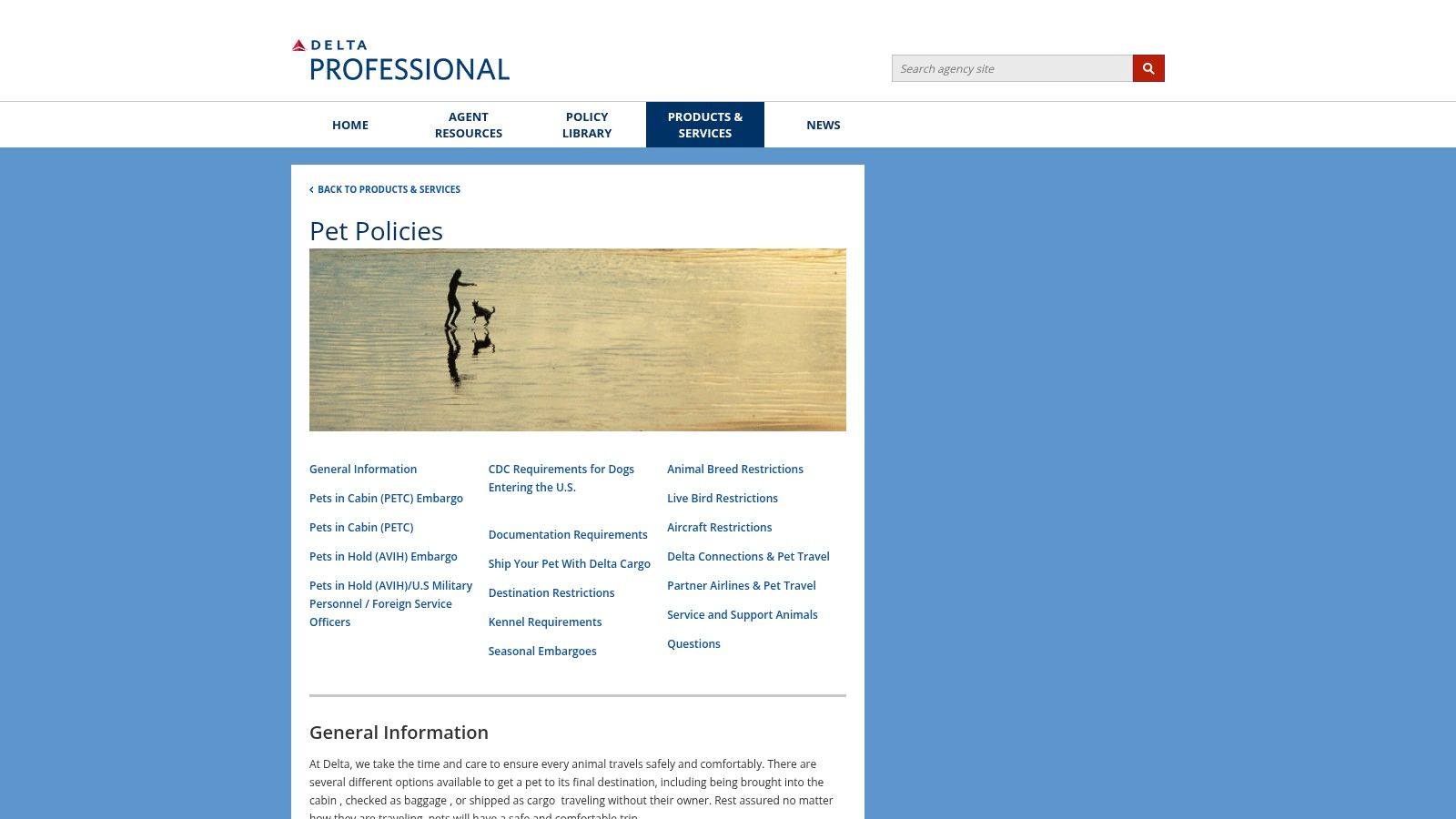 Delta Air Lines – Pet policies and Delta Cargo