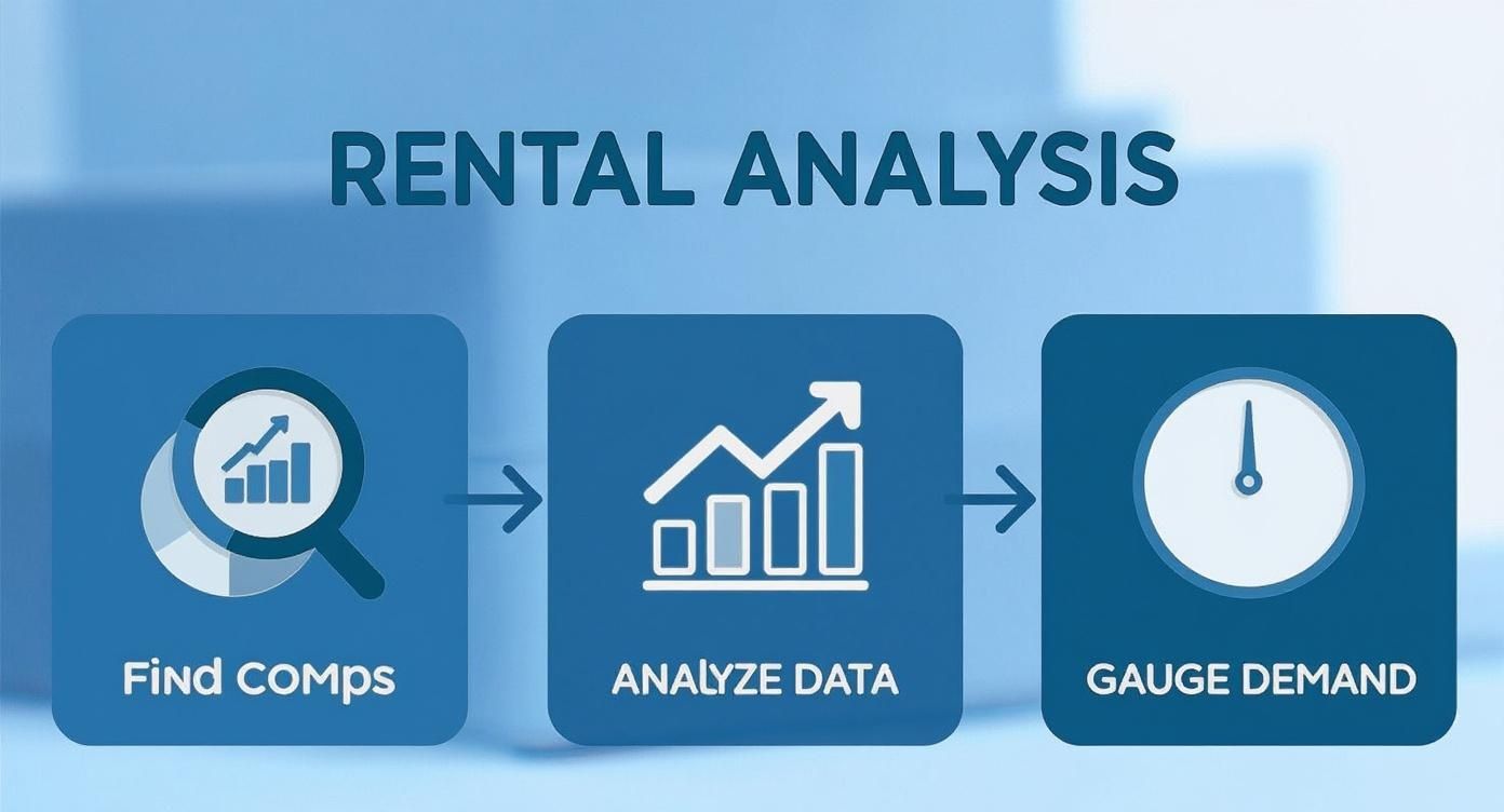 Infographic about how to price rental property