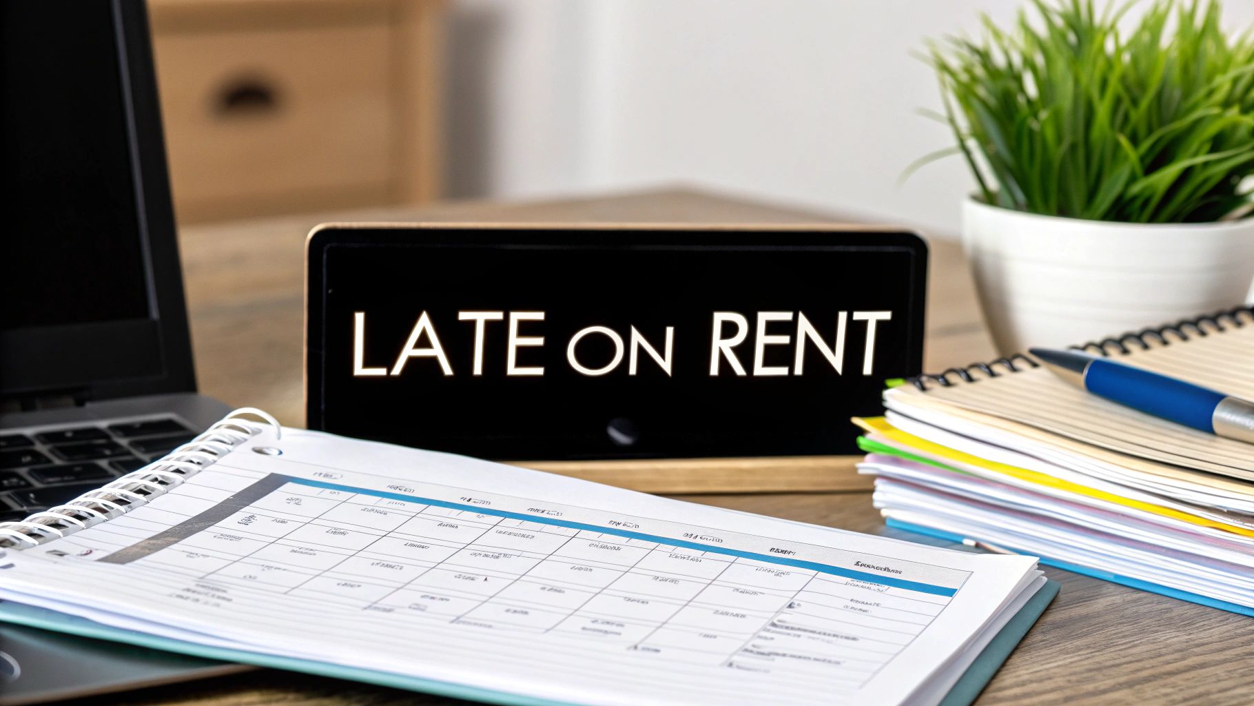 Handle a late rent: Practical Guide for Landlords