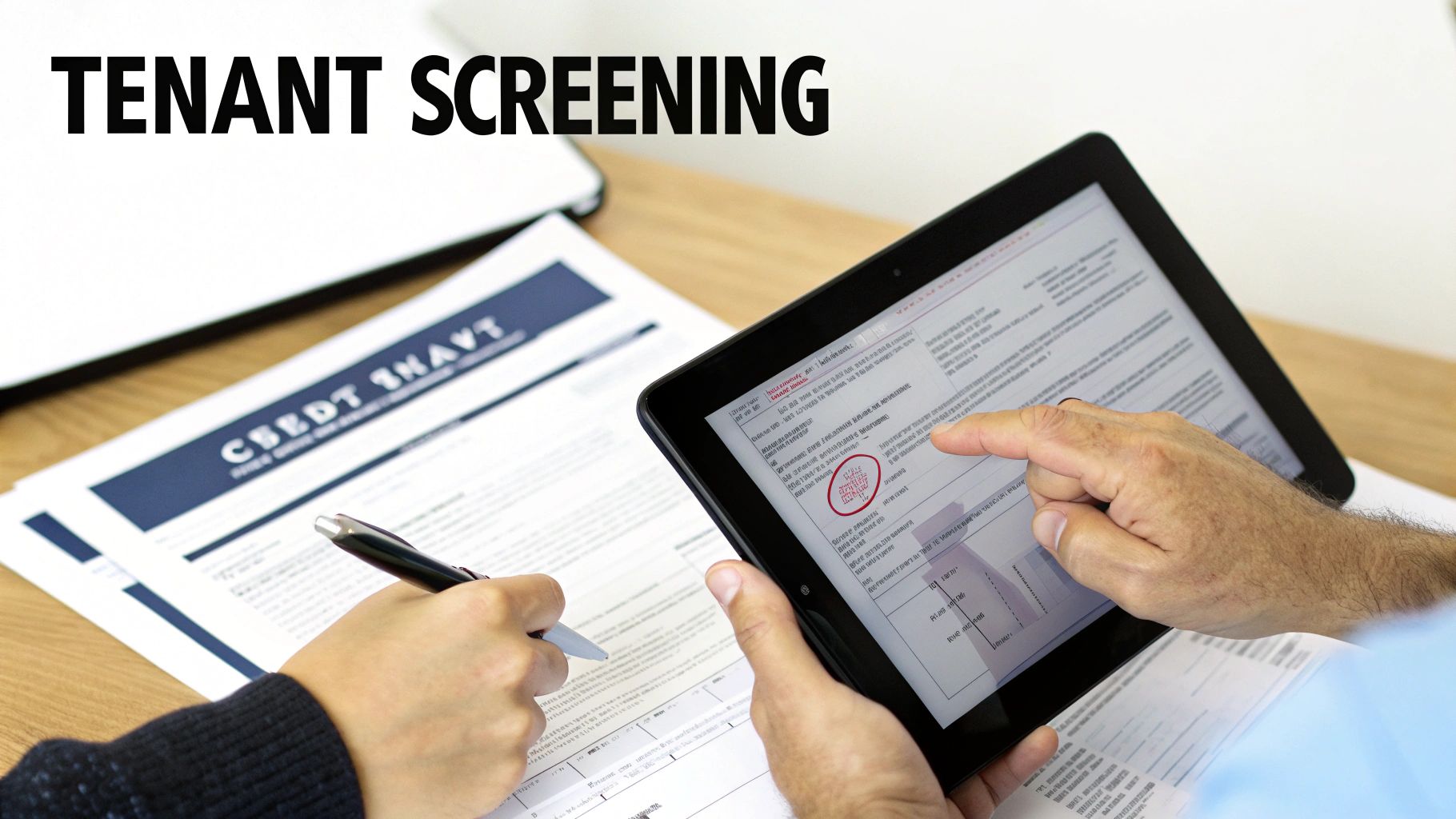 Describe your experience with tenant screening and selection.