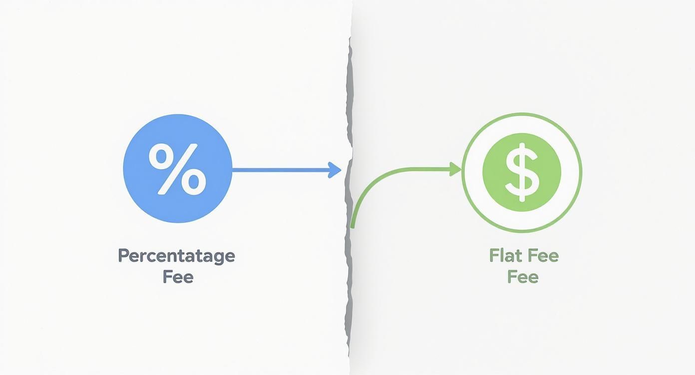 Infographic about average property management costs