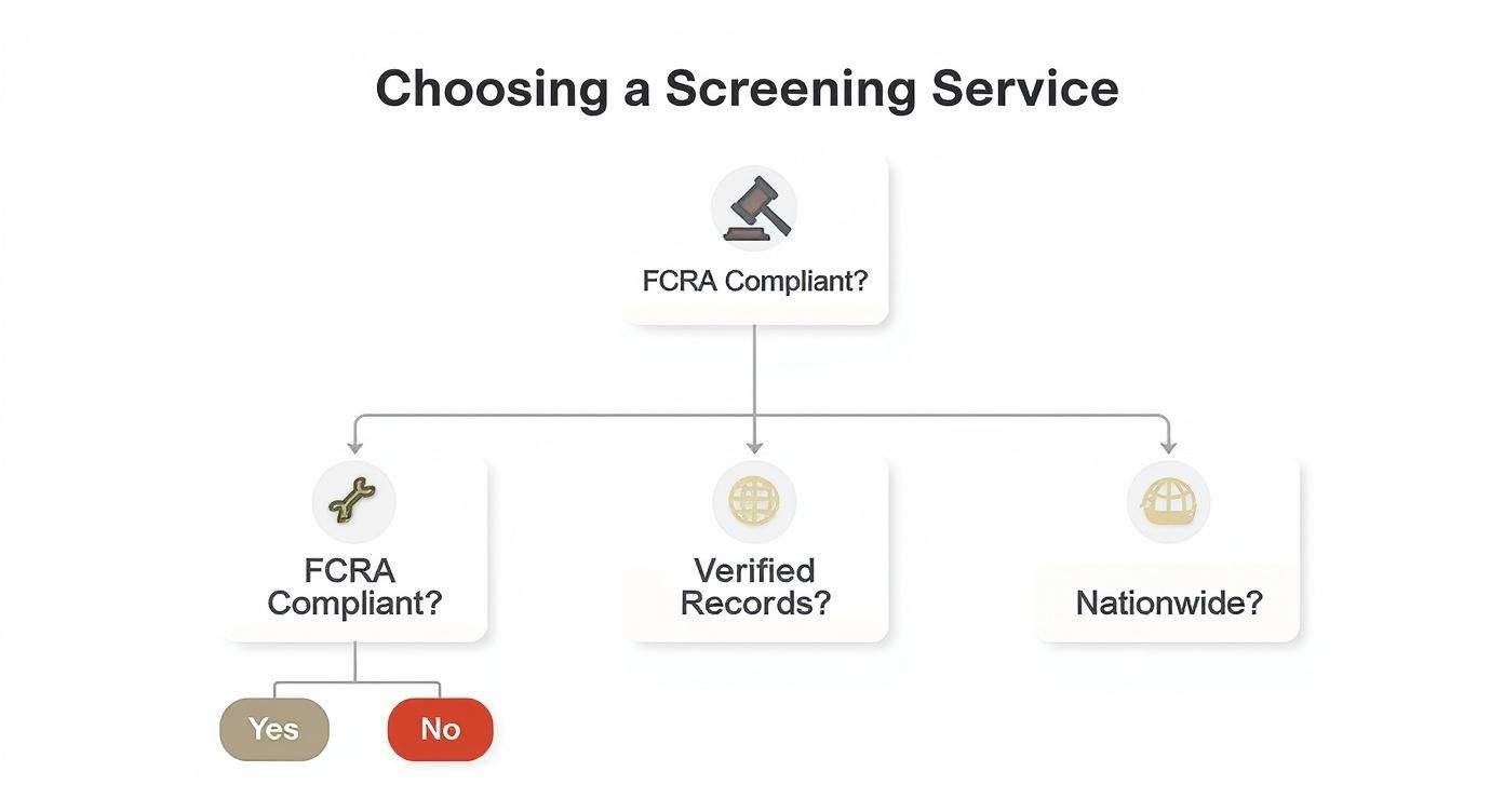 Infographic about criminal background check for renters
