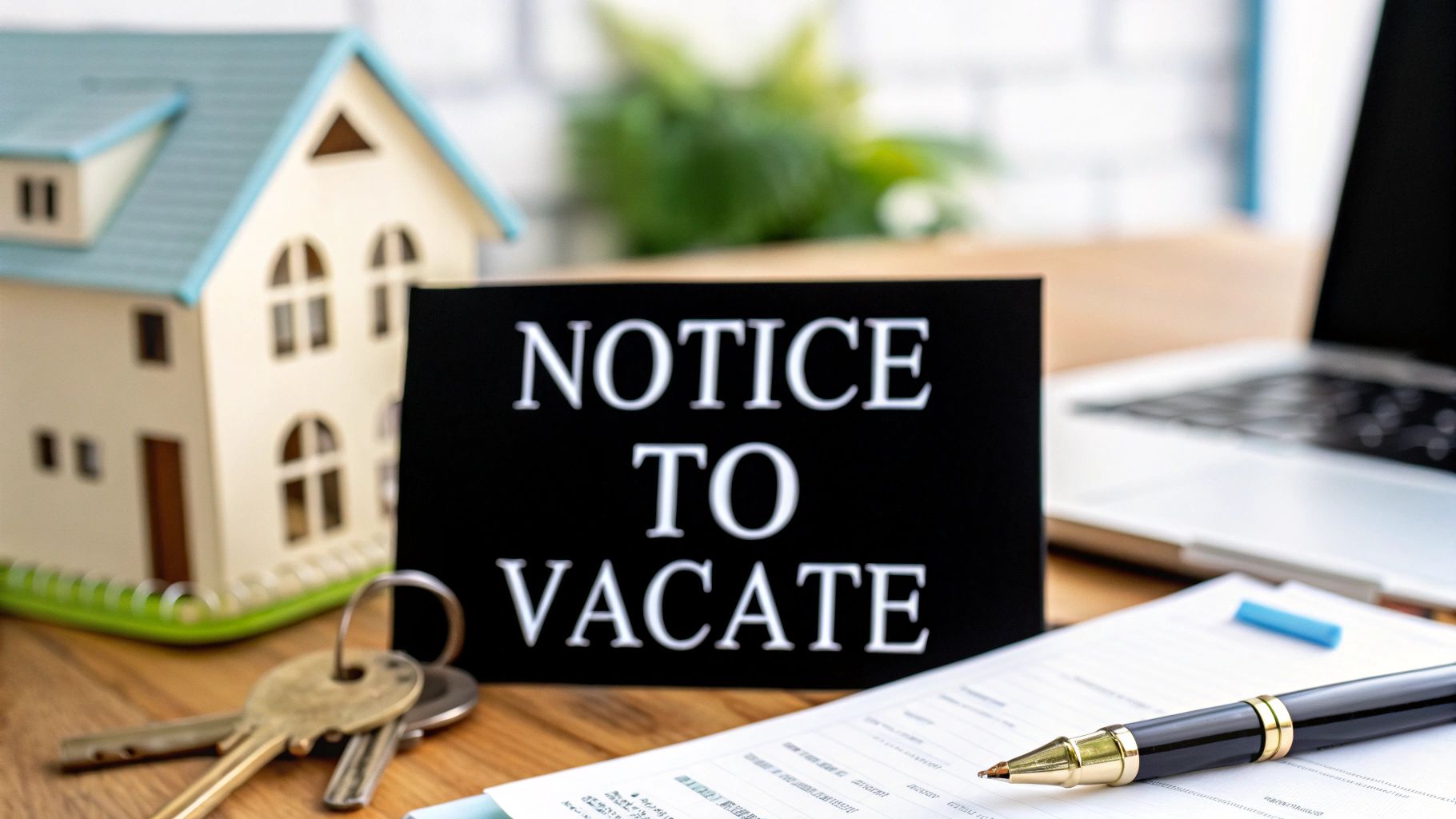 What Is a Notice to Vacate a Landlord's Essential Guide