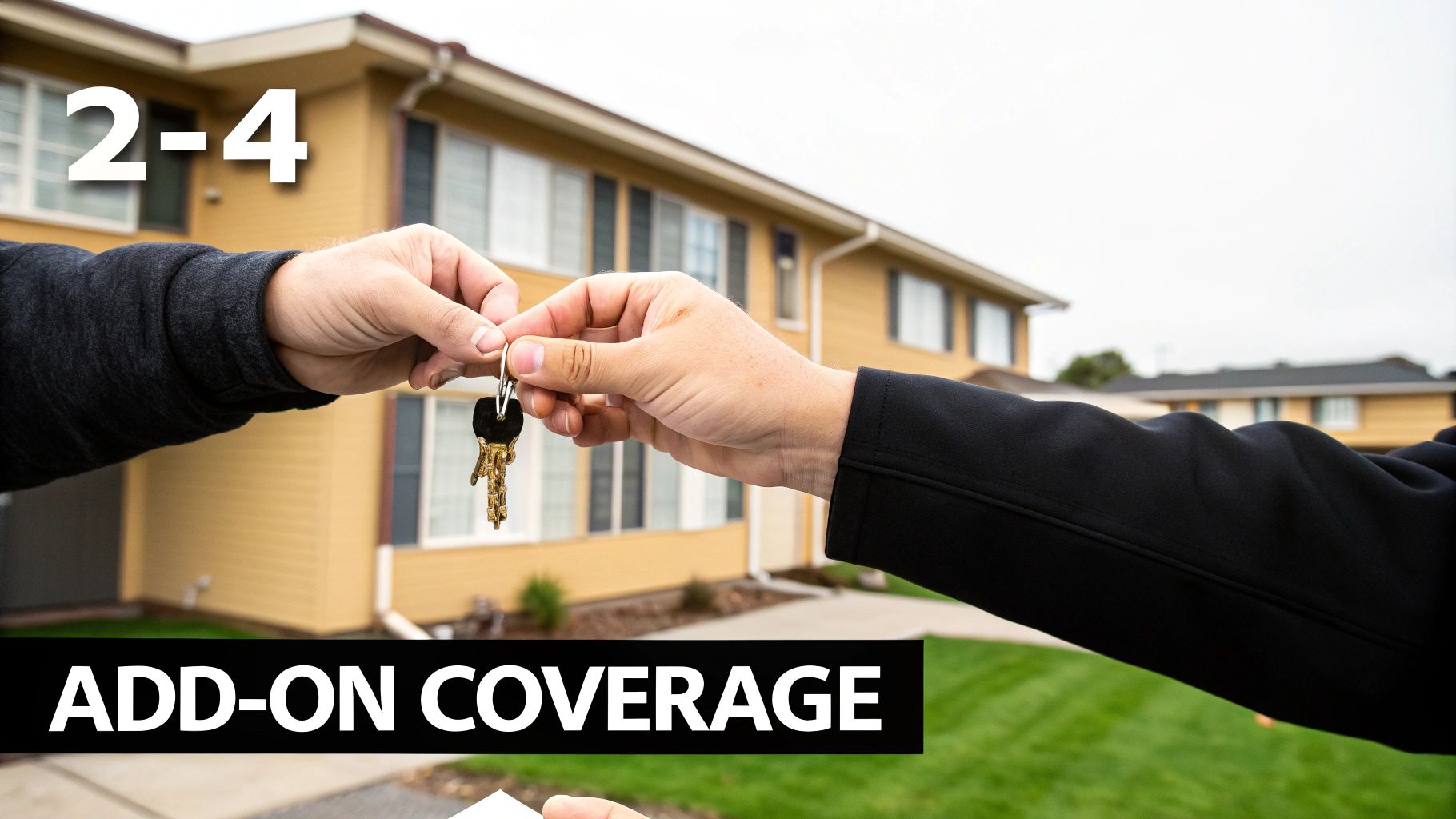 A shield icon symbolizing a comprehensive insurance plan for a rental property
