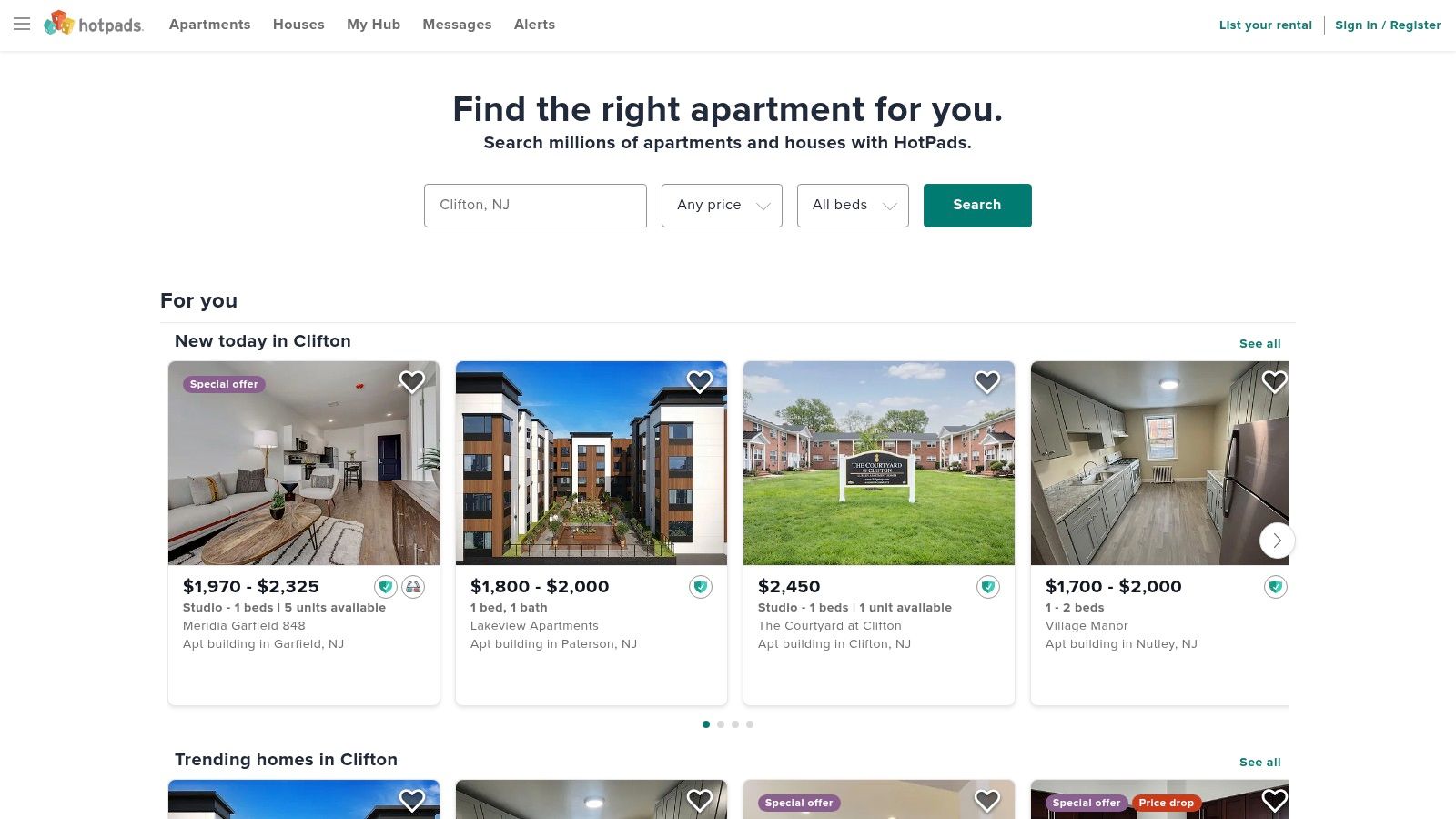 HotPads (Zillow network)