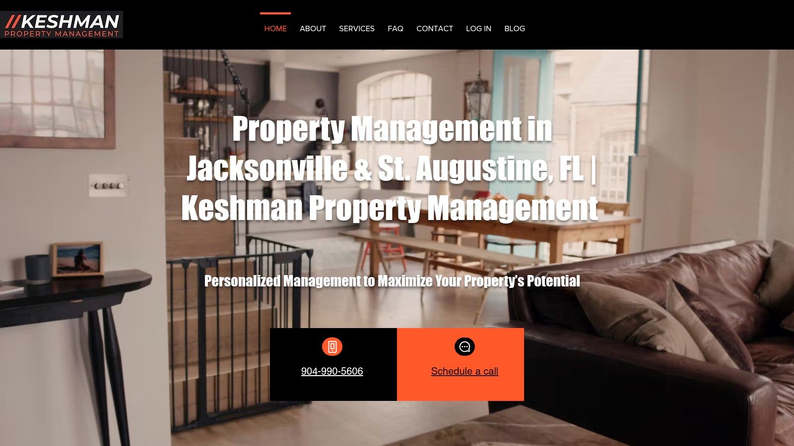 A modern and clean home interior, representing a well-managed rental property.