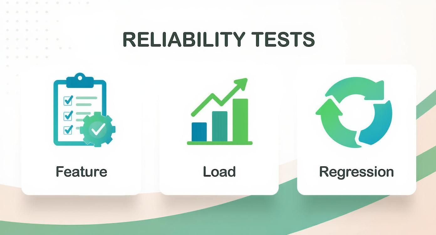 Infographic about what is reliability testing