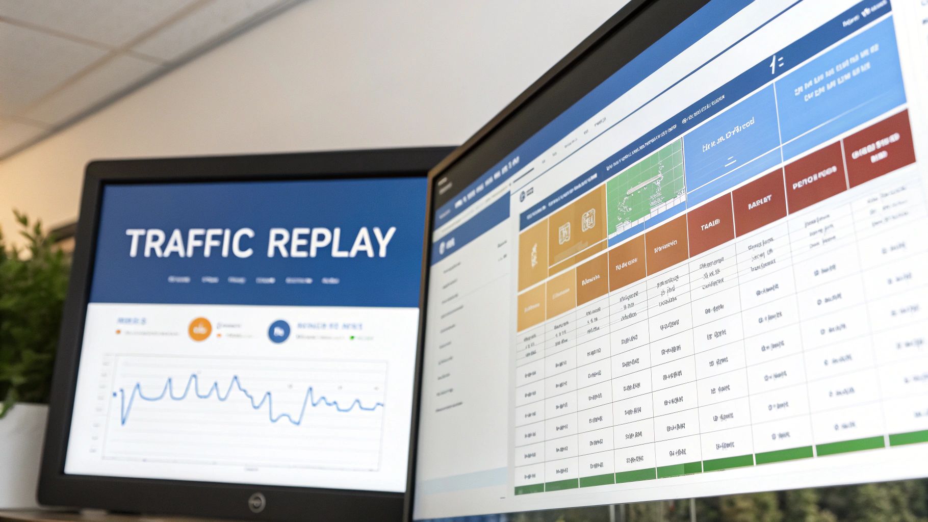 GoReplay homepage showing traffic replay capabilities