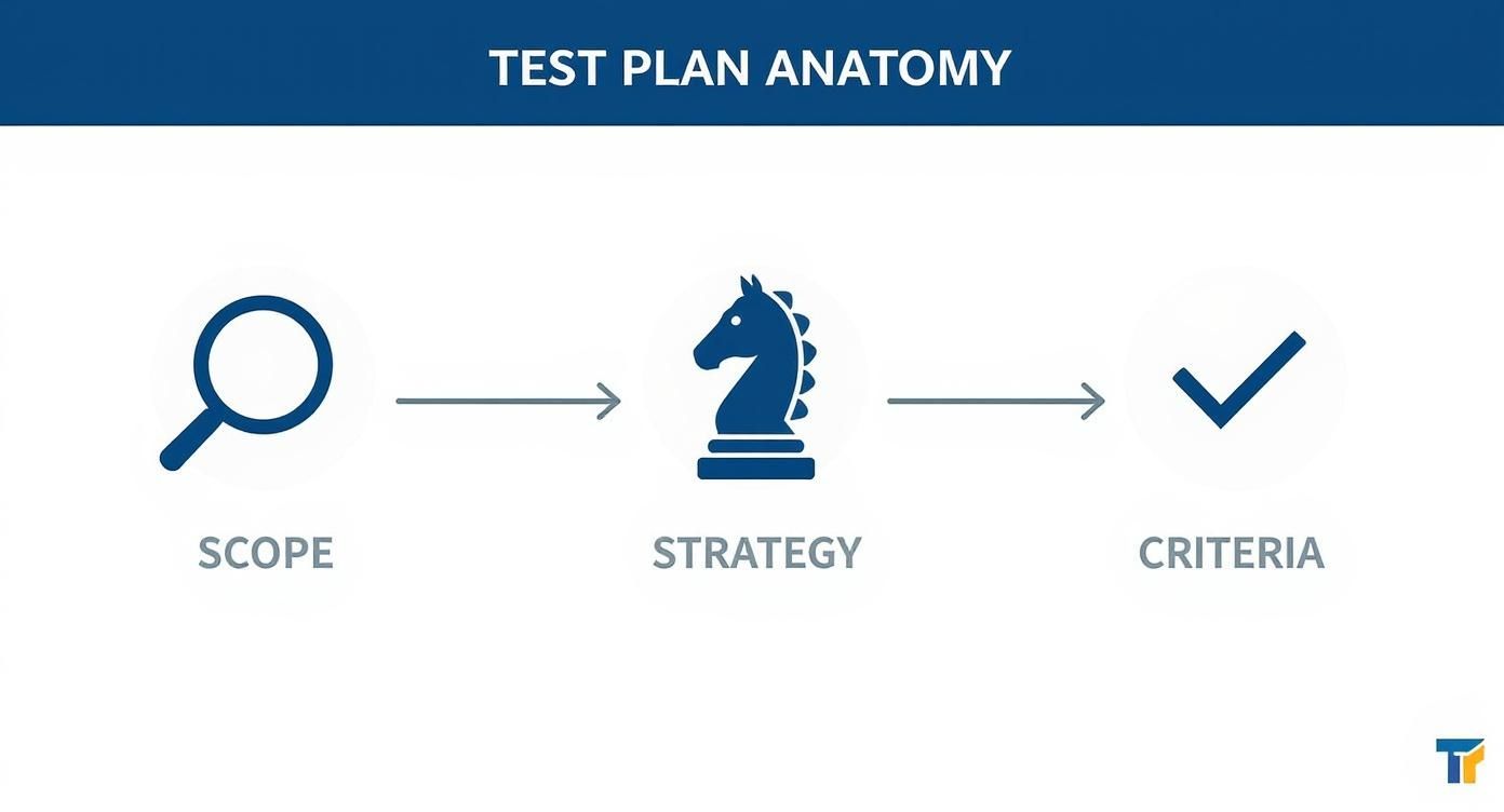 Infographic about what are test plans in software testing