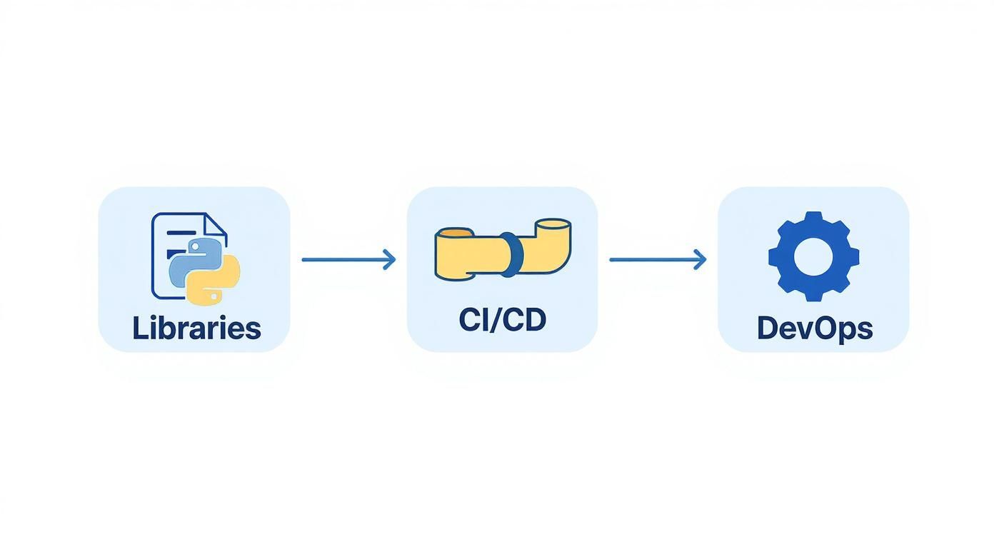 Infographic about automated testing in python