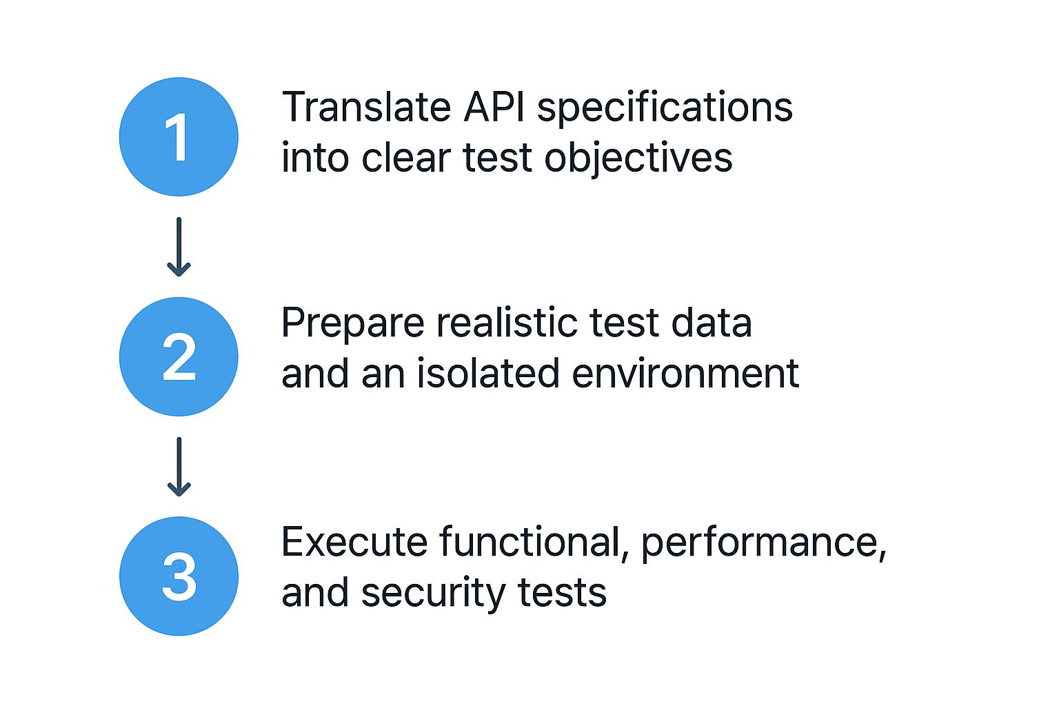 Infographic about testing web service