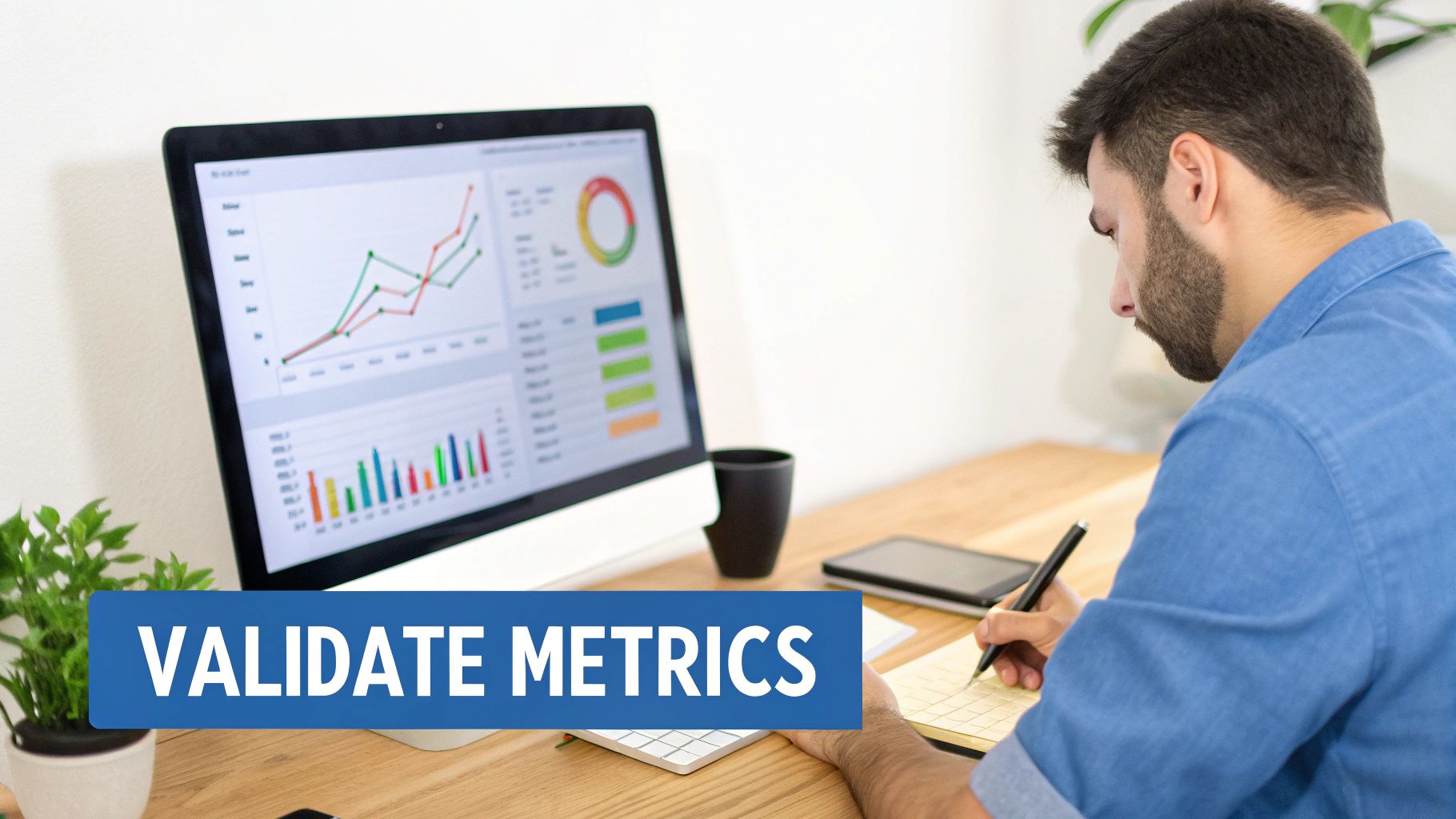 Data analytics dashboard showing performance metrics for a software deployment