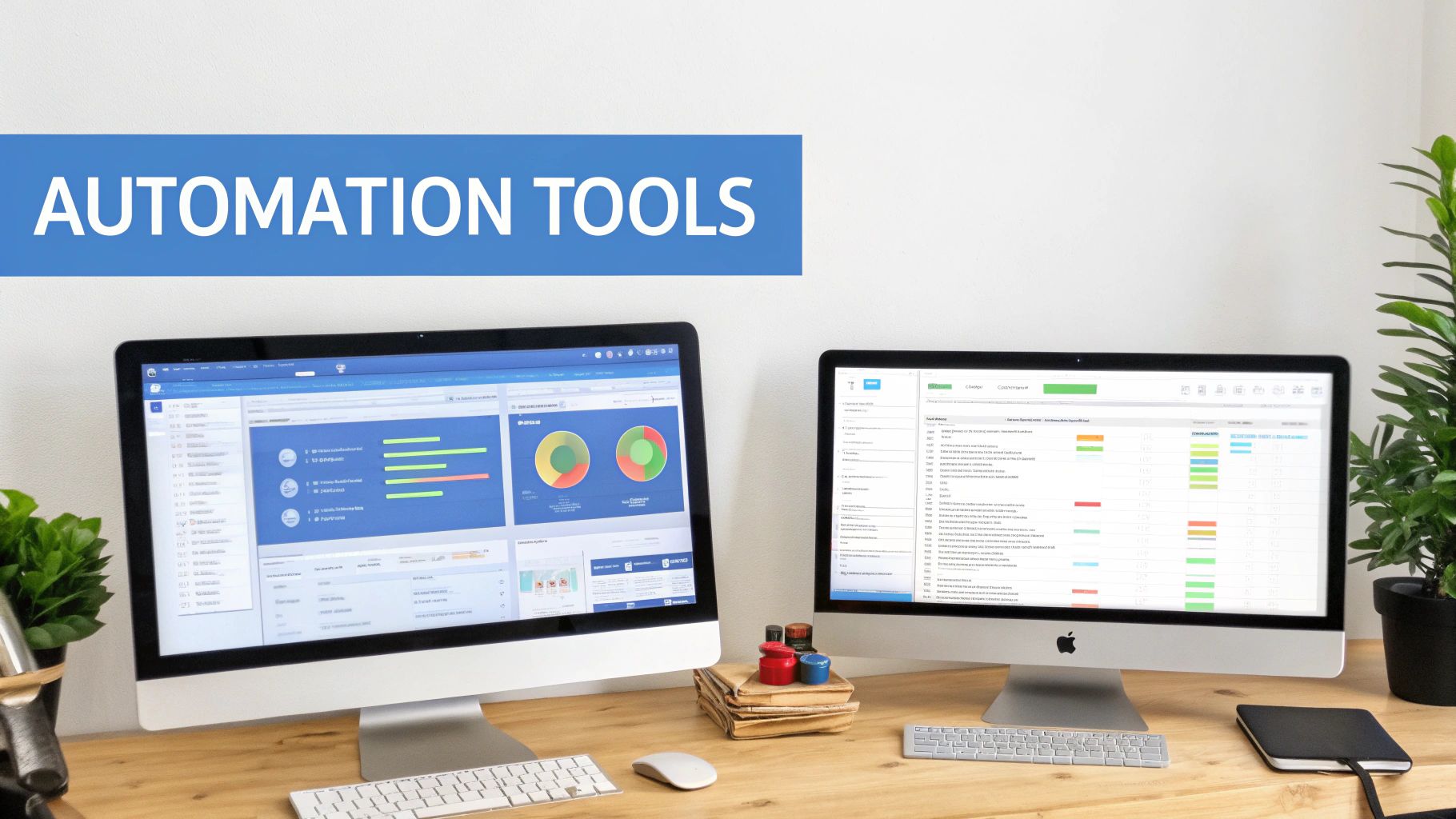 A developer using modern tools on a computer to automate testing processes