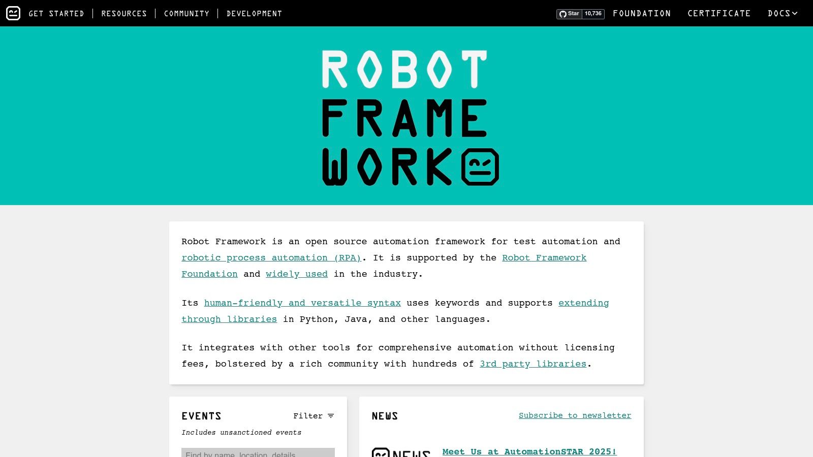 Robot Framework