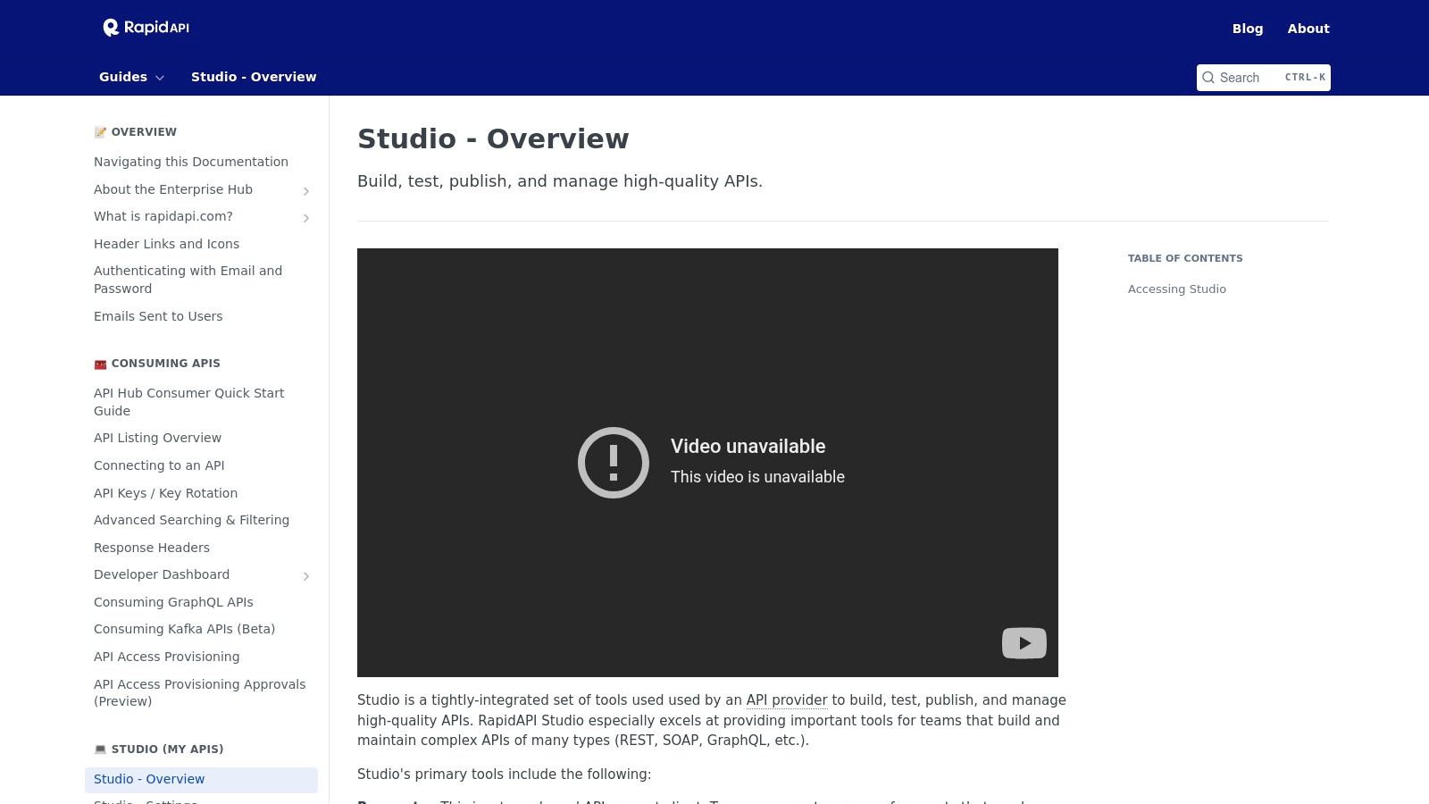RapidAPI Studio