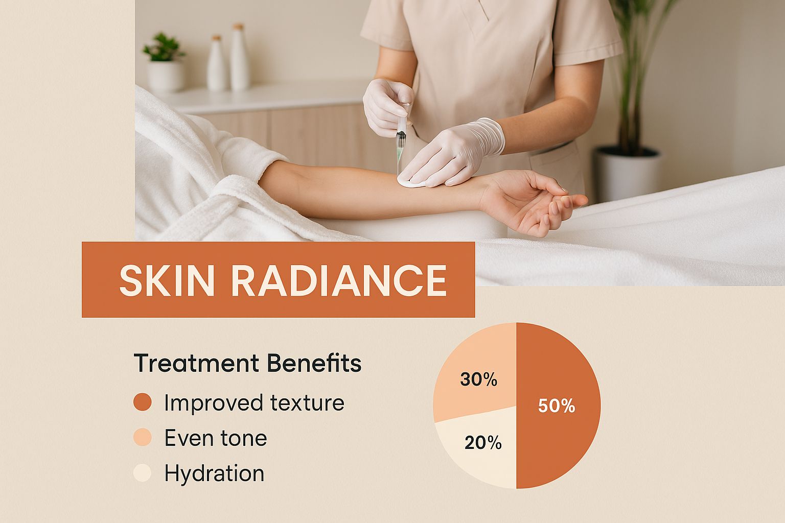 Infographic about glutathione injection