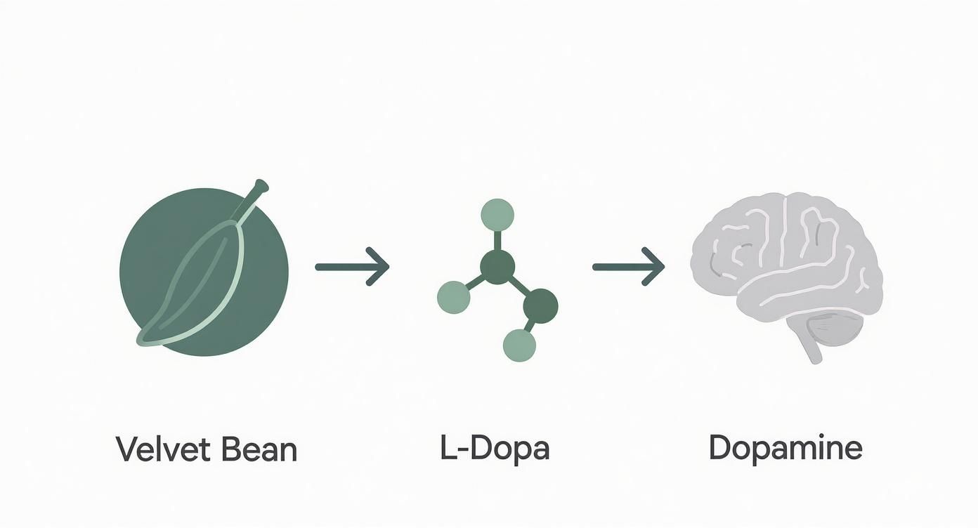 Infographic about best mucuna pruriens supplement