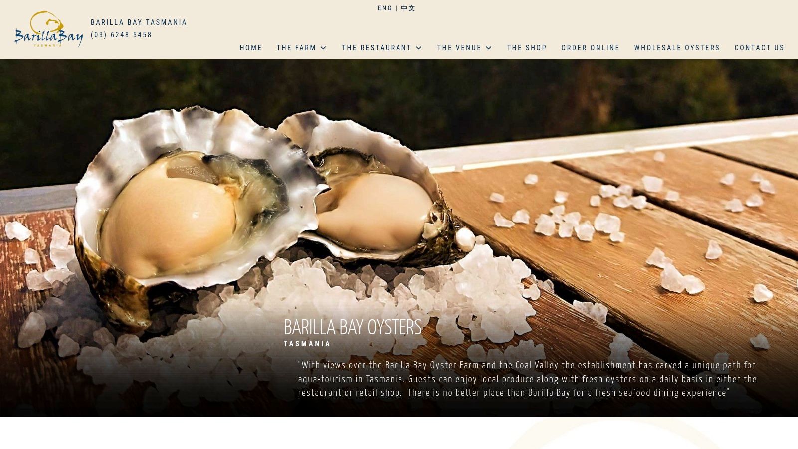 Barilla Bay Oysters