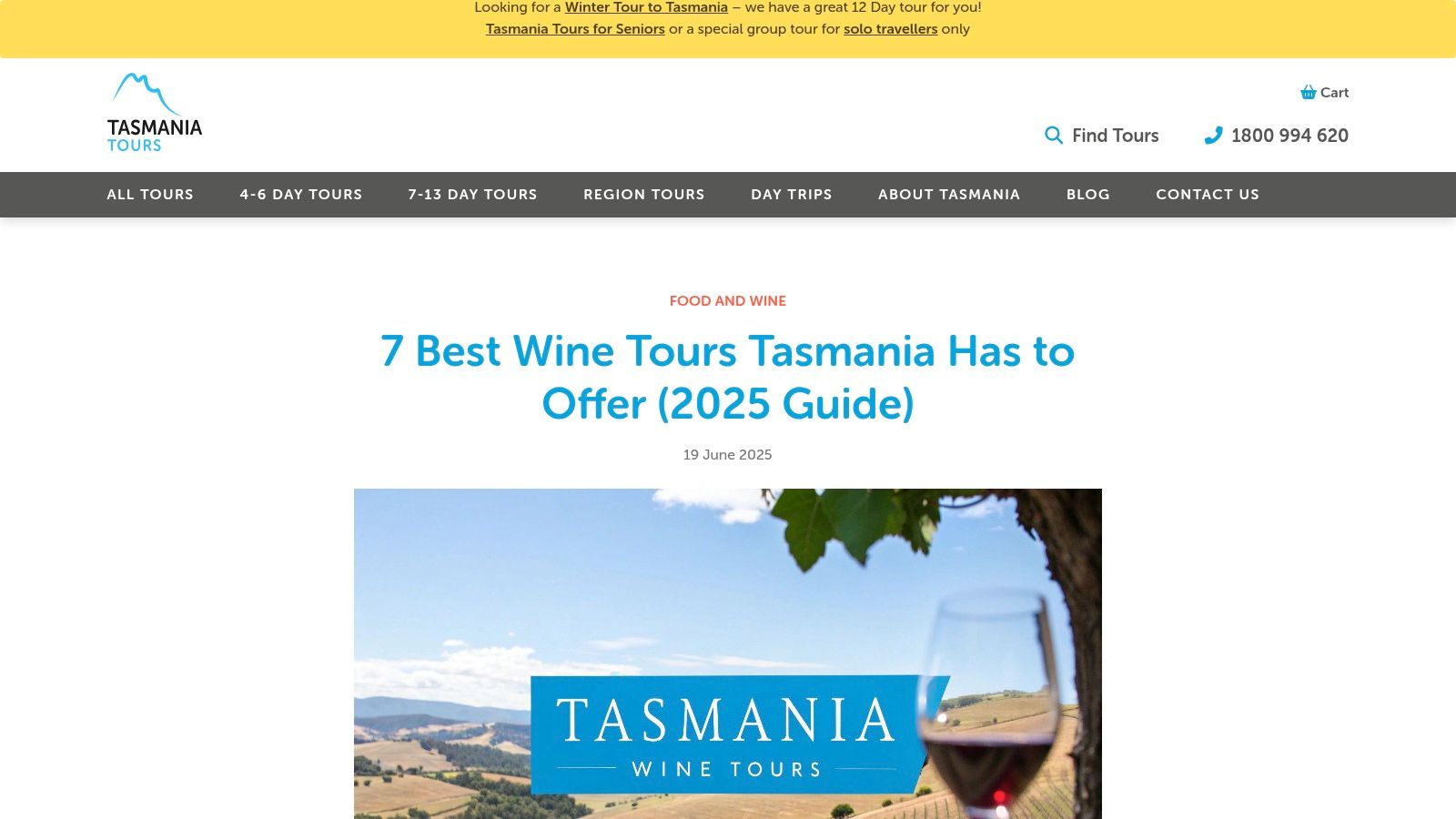 7 Best Wine Tours Tasmania Has to Offer (2025 Guide)