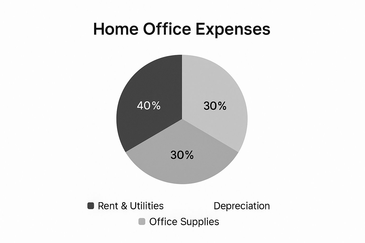 Infographic about working from home tax deductions