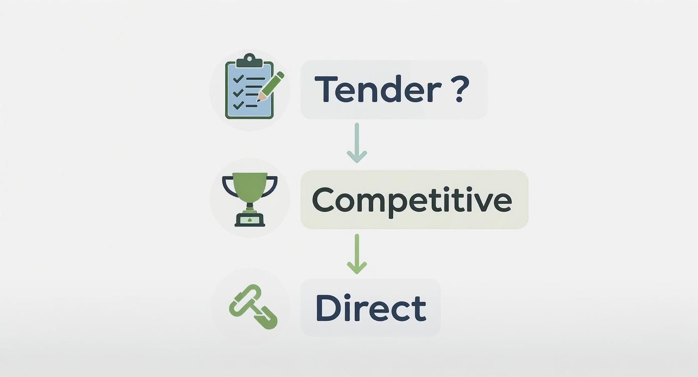 Infographic about contracting in business