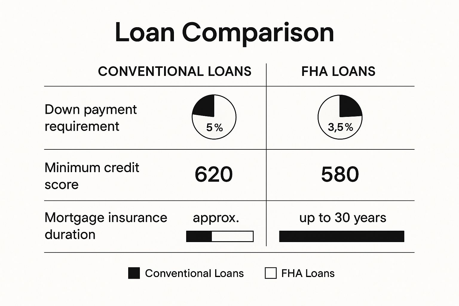 Conventional Loan vs FHA