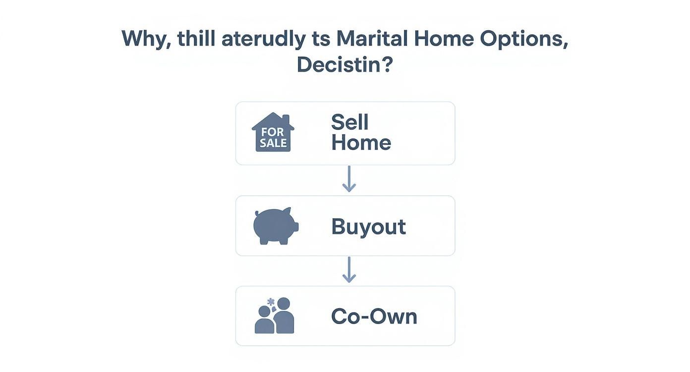 Infographic about selling a house during divorce, Selling a House During Divorce,