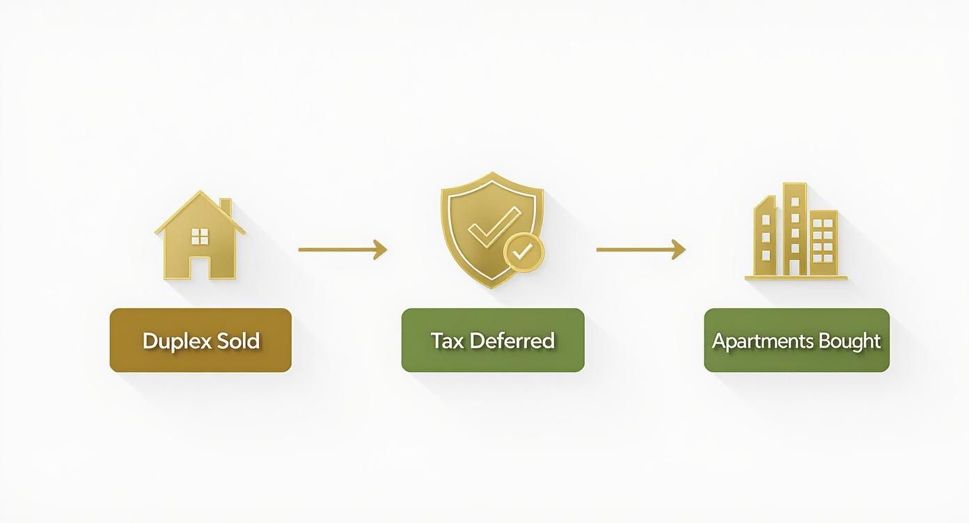 Infographic about what is a 1031 exchange